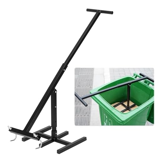 YAGEANNL Manual Wheelie Bin Compactor