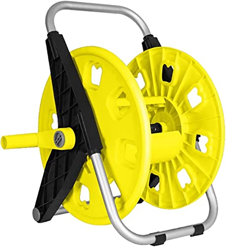 Enrouleur de tuyau portable G1/2 avec chariot de tube d'eau pour jardin