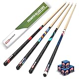 ProSniper Pool Cues | Set of 4 Custom Pool Table Cues Sticks | Made With Hand-Selected Canadian Mapl