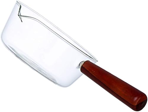 Cacerola de vidrio antiadherente para salsa con tapa, olla para pasta, sartén de leche, olla de vidrio, utensilios de cocina para sopa de fideos,