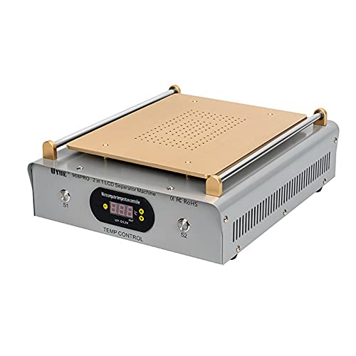 Eapmic Digital LCD Screen Separator, 14inch 600W Vacuum LCD Separator Machine Heating Platform Phone Screen Separator Repair Removal Tool for Cell Phone Tablet