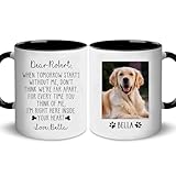 Personalized Dog Mug, Loss of Dog Mugs, Pet Loss Gifts Dog, Pet Loss Mug, Pet Bereavement Gift, Memorial Pet Mug, Dog Memorial Gifts, Dog Owner Gift, Custom Dog Mug Memorial Dog Gifts for Women Men