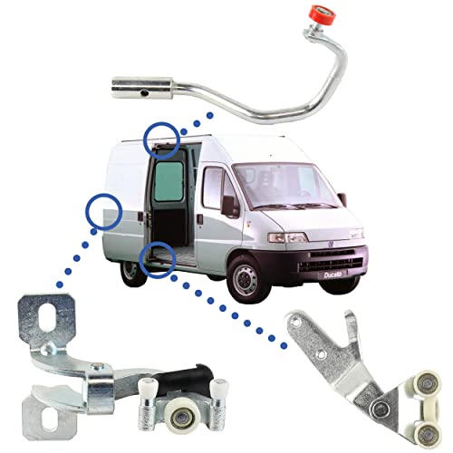 Roulettes porte latérale Boxer Ducato Jumper 1994-2002 kit de 3 galets