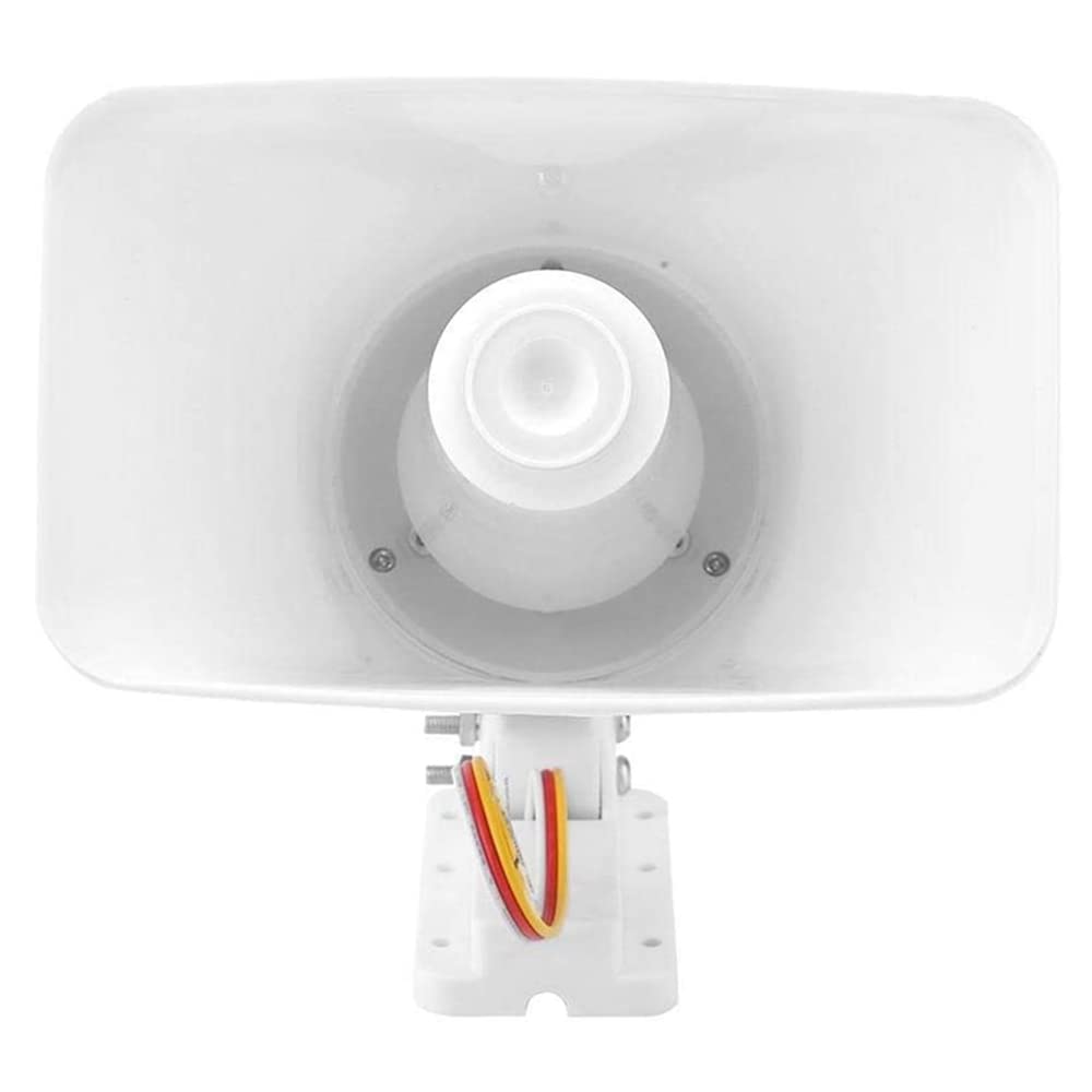 Alarme double ton filaire avec support, système d'avertissement vocal 130 dB pour voiture, camion, maison, sonnette de sécurité, anti-vol, intérieur et extérieur