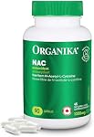 Organika Canadian-Made NAC (N-Acetyl-L-Cysteine) 500mg- Supports Antioxidant Glutathione Levels, Immune System Support, Liver and Detox Support- 90 caps