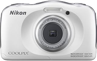 Nikon COOLPIX W100 13.2MP 1080P Digital Camera w/ 3X Zoom Lens, WiFi, SnapBridge