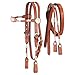 King Series Miniature Poco Headstall with Reins - Light Chestnut