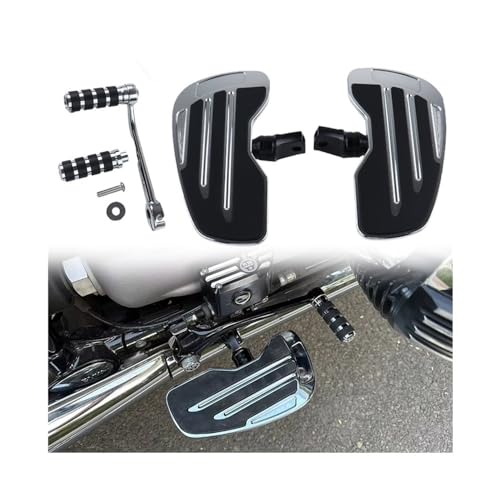 Kit de pédales adaptés à Transcontinental R18B en finition aluminium argent
