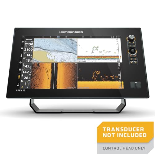 Image of Humminbird APEX 16 GPS Fish Finder, MEGA Side Imaging+ & HD Touchscreen (Control Head Only)