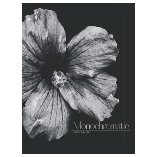 Monochromatic Decorative Coffee Table Book
