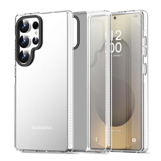 AICase para Samsung Galaxy S25 Ultra Capa Transparente, Fina, Leve, Transparente, Design Vibrante, Capa Protetora para Samsung Galaxy S25 Ultra