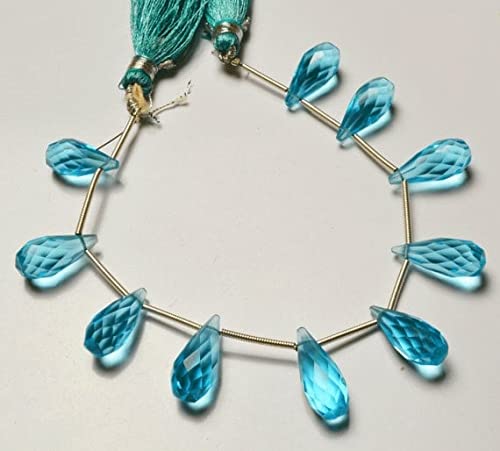Gouttes en quartz hydro bleu az pour sublimer vos parures d'été et bijoux de mariage élégants