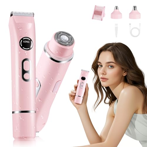 Tondeuse maillot humide/sèche 4-en-1 pour éliminer les poils incarnés sans douleur