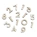 Darice 30020685 DIY Clock Numbers Traditional Distressed Grey Wood-Like Numbers Clock Numbers