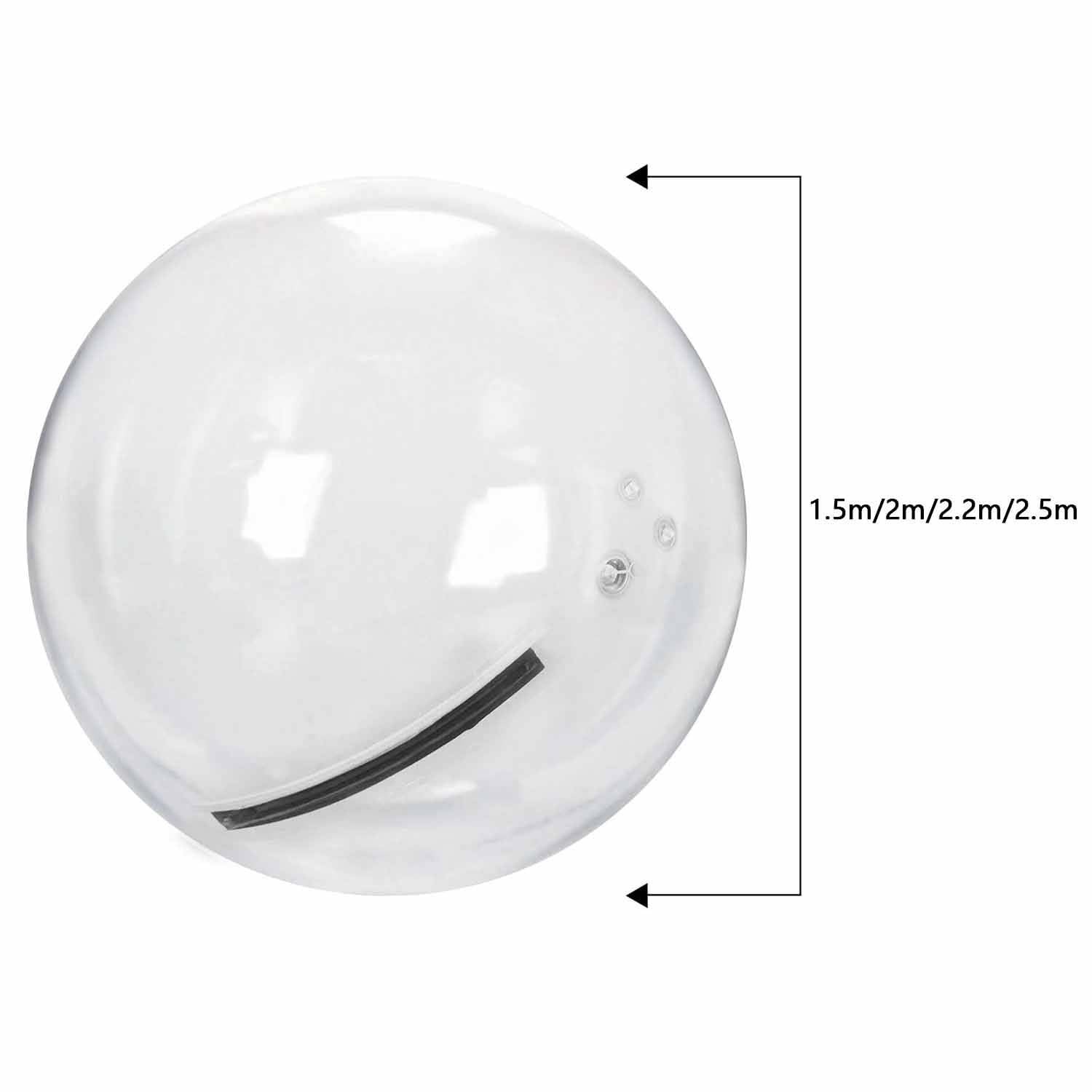 Profesjonalna piłka wodna do chodzenia po wodzie, średnica 1,5, 2, 2, 2, 2,5 m, piłka do chodzenia po wodzie, z tworzywa PVC/TPU, nadmuchiwana piłka wodna do zabawek rozrywkowych na basenie