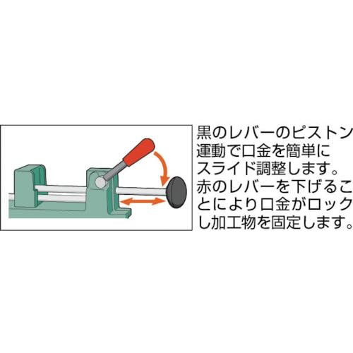 Amazon | TRUSCO(トラスコ) クイックグリップバイス 75mm QU-75 | 工具差し
