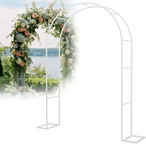 Arche de jardin stable avec base pour guider les vignes lourdes