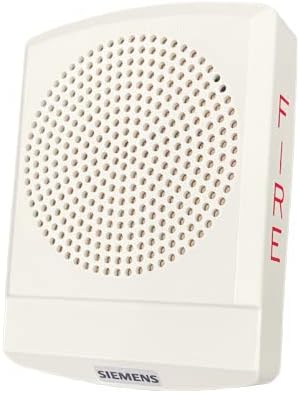Compatible with Siemens SLSPWW-N - Speaker Wall Mount White No Lettering No Strobe