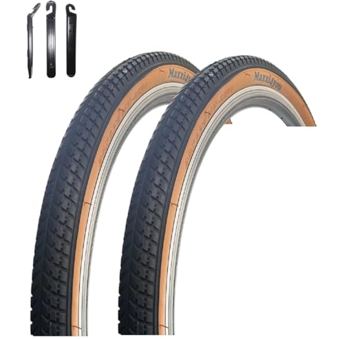 2 x maxxi4you HY 136 Fahrradreifen Schwarz/Braun 47-622 (28 x 1,75) inkl....