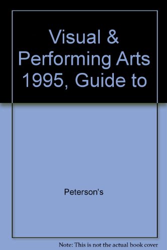 Visual & Performing Arts 1995, Guide to 1560792817 Book Cover