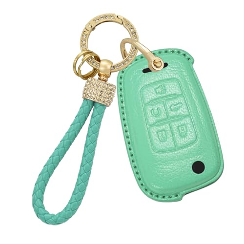 Coque de clé de voiture pour Chevrolet Malibu Impala bleu