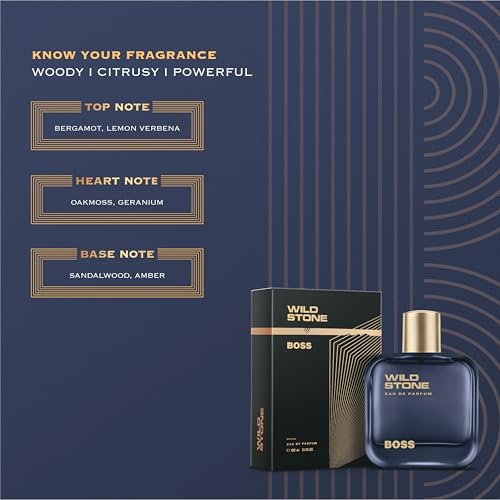 Image of Wild Stone Icon Perfume for Men, 100ml| Luxury Eau De Parfum | Long-Lasting Fragrance | Best Gift for Him l Premium Perfume for Men l Infused with Woody & Fruity Notes