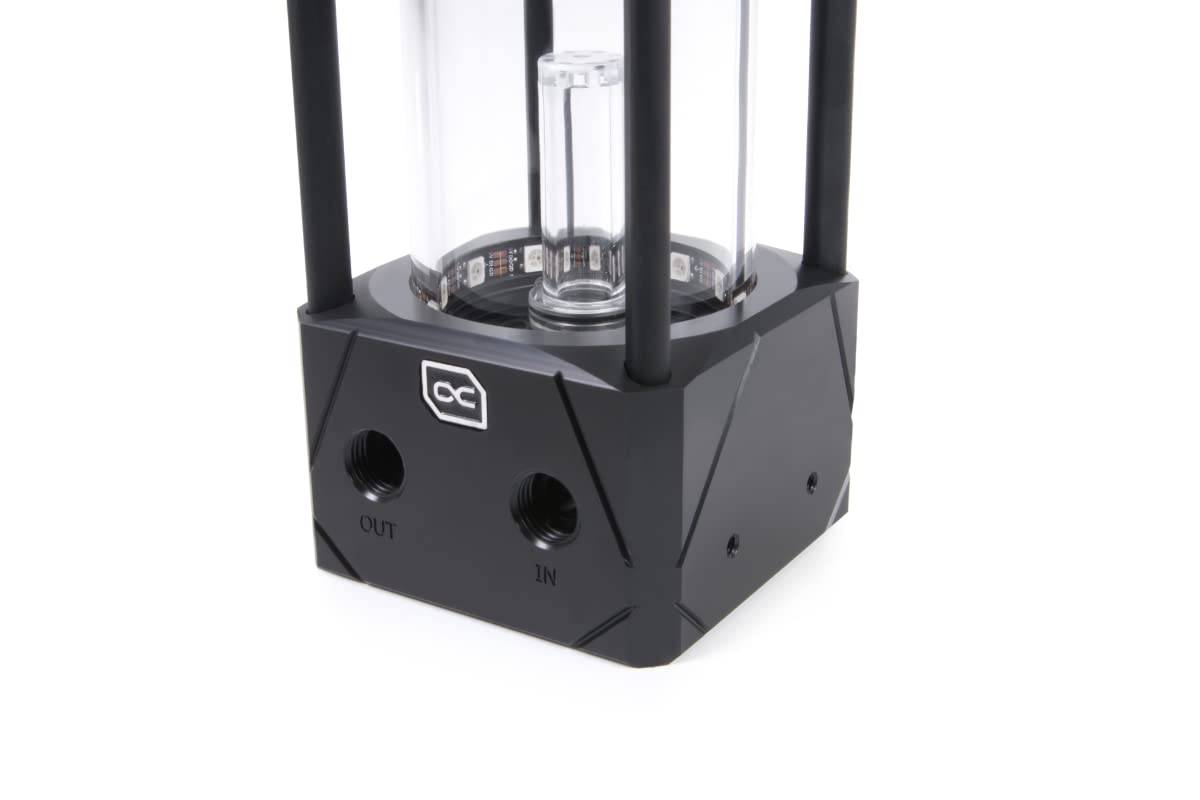 Alphacool Eisbecher Aurora D5 Acetal/Glas – 150 mm INCL VPP Apex D5