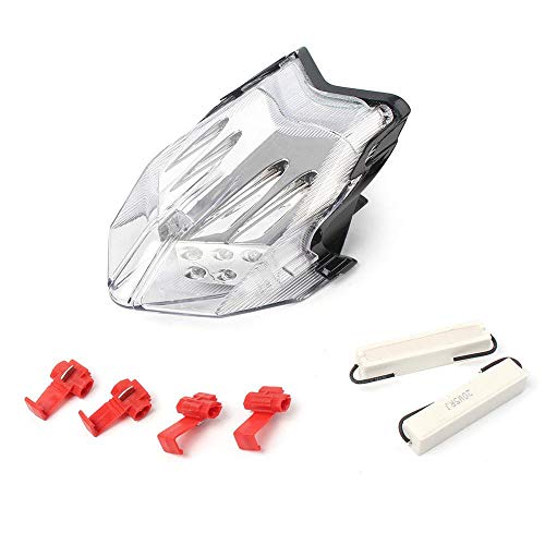 Ensemble clignotants intégrés et feu arrière de moto haute visibilité pour F3