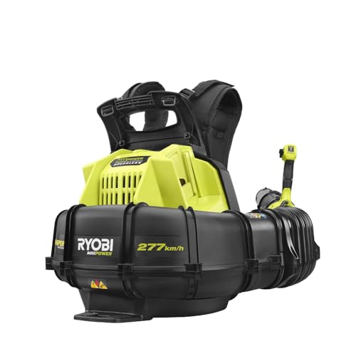 Souffleur à Dos Whisper Brushless 36V RYOBI - Soufflerie 277 km/h - sans Batterie ni Chargeur - RY36BPXB-0