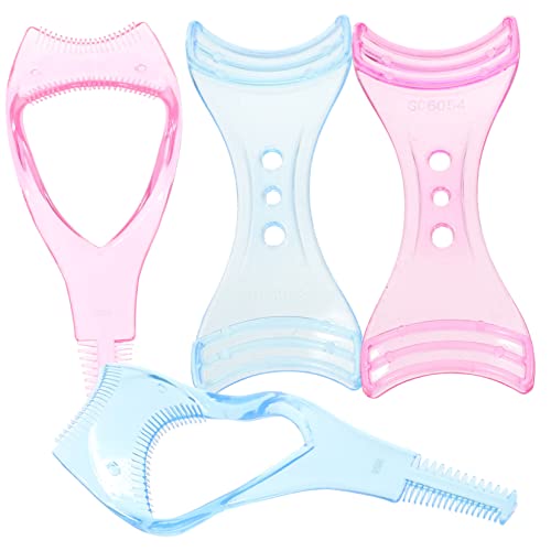 PartyKindom Professional Eyeliner Baffle Kit Includes 12pcs Eyelash Tools Mascara Guard Stencils Makeup Tool Set for Beginners