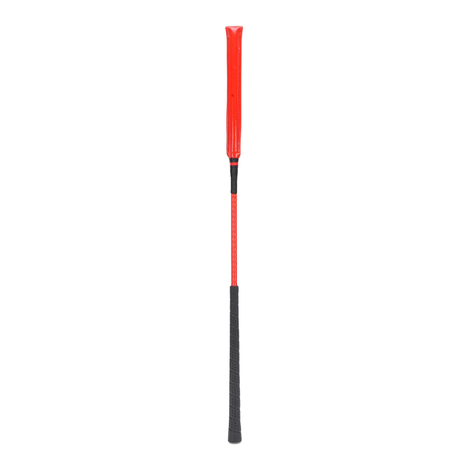 Tbest Frustino da Cavallo in Pelle Verniciata di Alta qualità, Frustino da Equitazione da 65 Cm con Manico Antiscivolo in Silicone, per Addestramento e Competizioni di