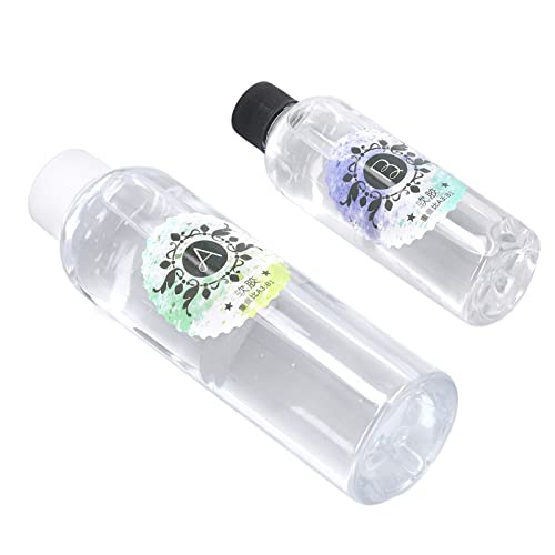 Rcniso Pegamento de Resina Epoxi Transparente, Mezcla 3:1 para Manualidades, Proyectos de Bricolaje, Transparente, 300g