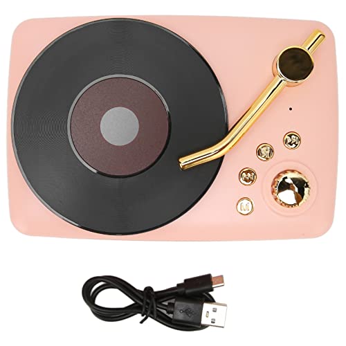 Haut-Parleur Bluetooth Stéréo USB Charge Retro Turntable Design Portable Mini Haut-Parleur sans Fil pour Home Party… - Les Beatles, Paul McCartney, John Lennon, RIngo Starr, George Harrison Haut-Parleur Bluetooth Stéréo USB Charge Retro Turntable Design Portable Mini Haut-Parleur sans Fil pour Home Party…
