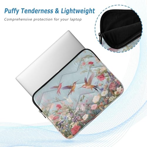 Funda para portátil 13-14 pulgadas impermeable con diseño floral miniatura 5