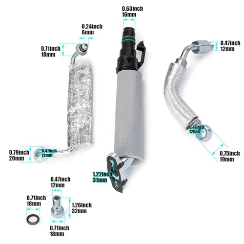 Kit tubería de aceite para turbocompresor: recambio para Chevy Sonic y Trax 3