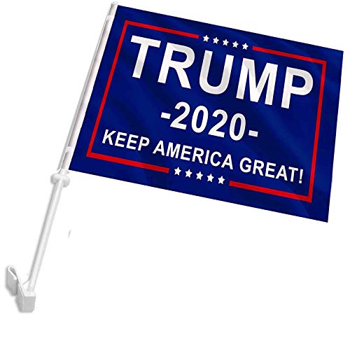 Kandice Donald Trump 2020 Car Window Flags, Double-Sided 12 x18 Inch â€œKeep America Greatâ€ Car Vehicle Flag for Cars, SUV, Trucks, or Vans