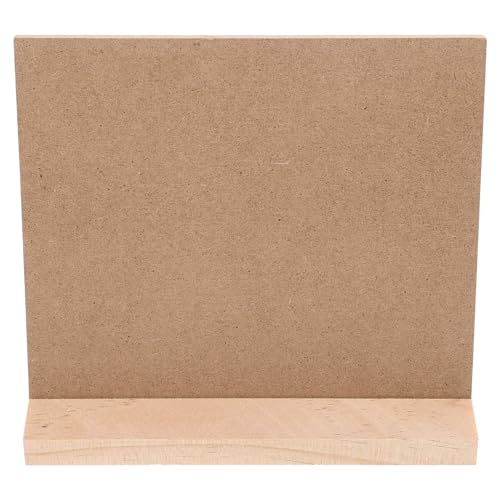 JECOMPRIS Tablero de Notas Pequeño de Doble Cara Base, Pizarra Rectangular para Mensajes y Decoración de Mesa en Bodas, Hogar y Oficina, Mini Tablón Práctico para Escribir Tiza o Marcador