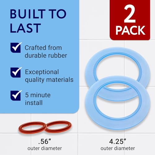 Impresa Products 2-Pack of American Standard -Compatible Canister Flush Valve Seal Kit Replacements for Toilets (Equivalent to Parts # 7301111-0070A / 7301111 0070A) - Image 3