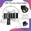 Universal Microphone Holder for Mic Stand, Adjustable Microphone Clip Comes with 5/8" Male To 3/8" Female Adapter Mic Holder for Most Condenser and Wireless #4
