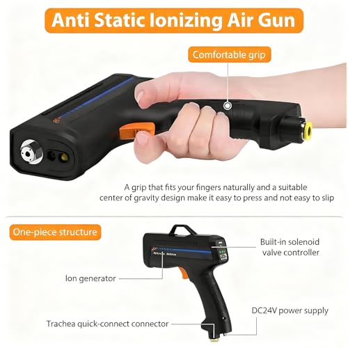 Pistola de aire ionizante para eliminación estática PulseType miniatura 6