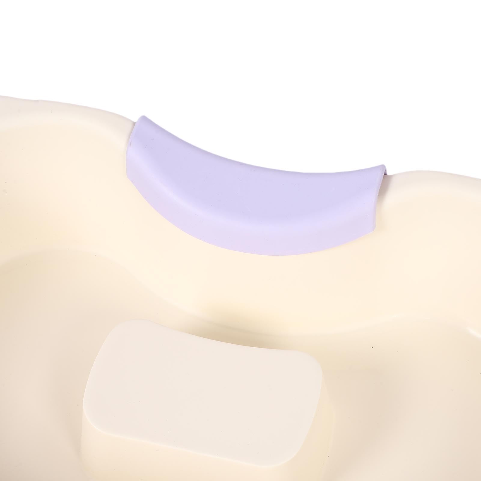 Hyuduo Przenośny Stojak na umywalkę na Szampon, Plastikowa Taca do Mycia Włosów z regulowaną wysokością do Użytku Domowego (PURPLE)