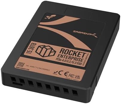 SABRENT Rocket Enterprise PCIe 4.0 U.2 15.36TB NVMe SSD