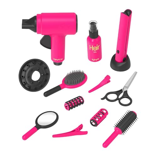 Kit salon de coiffure sans écran pour enfants : favorise l'autonomie et le jeu calme