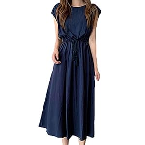 ［エイチユーエー］ ワンピース 体型カバー キレイメ カジュアル 大きい 秋冬 夏服 マキシワンピース ロング 秋 aライン マキシ 上品 ロングワンピース 可愛い 夏 半袖 大きいサイズ ロング丈 マキシ丈 セール おおきいサイズ プリーツ セクシー 綿 秋冬ロング リゾート 白 綿麻 綿100 大きなサイズ aラインワンピース ユッタリ ロング丈ワンピース マタニティ NY 2XL" 