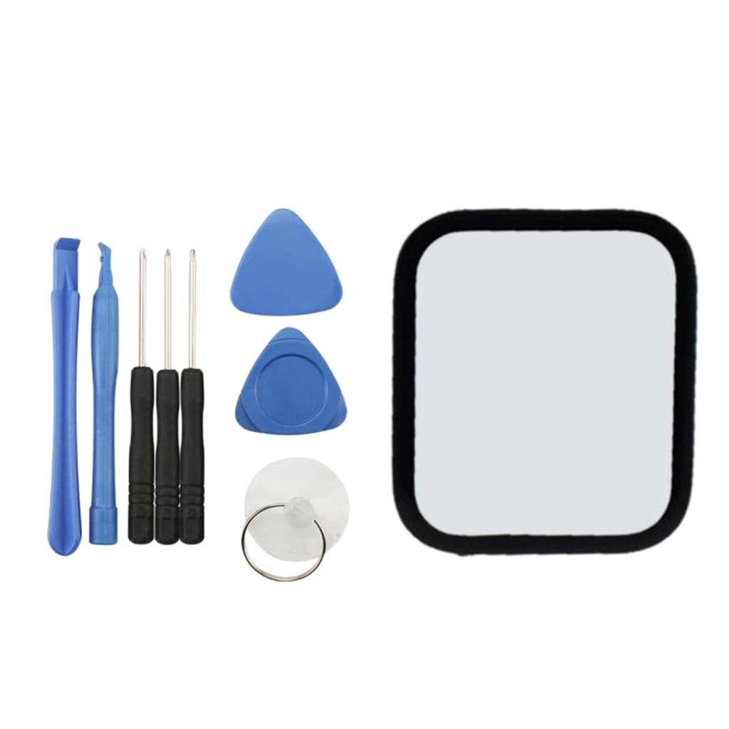 Lente Frontal Externa para Reloj Repuesto de Cristal Exterior para Pantalla Kit Separador de Vidrio Frontal Pieza de Sustitución para Pantalla de, 44mm
