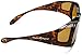 Eagle Eyes Polarized Fiton Large Fitover-style Sunglasses - UVA, UVB and Blue Light Blocking Protection (Tortoise)