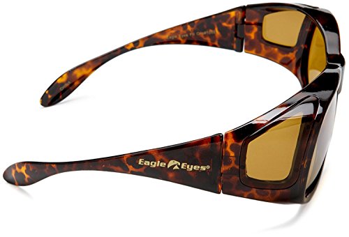 Eagle Eyes FitOns Polarized Sunglasses - Tortoise Shell3