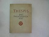 theaterbuchhandlung hamburg  Thespis. Das Theaterbuch 1930.