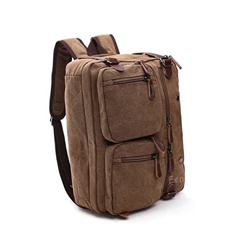 VALICLUD canvas backpack canvas handbag canvas shoulder bag canvas vintage bag canvas rucksack briefcase business bag Shoulder Bags portable travel