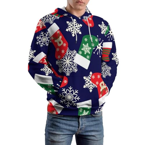 Sweatshirt de Noël pull à capuche mixte idée cadeau taille S - 6